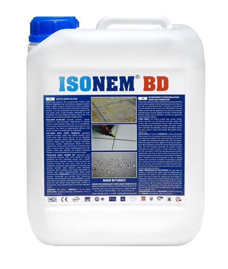 Isonem BD Zemin Su Yalıtımı 5 Kg | Şeffaf Beton Kaplama