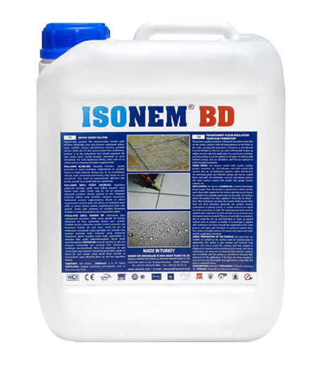 Isonem BD Zemin Su Yalıtımı 5 Kg | Şeffaf Beton Kaplama