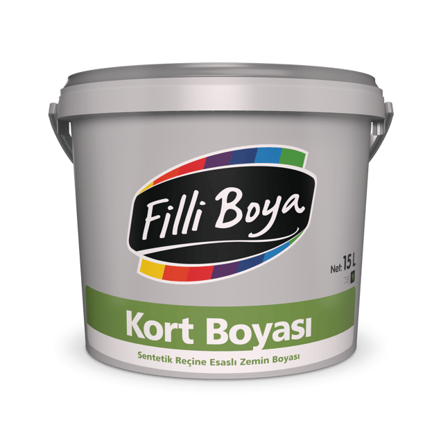 Filli Boya Kort Boyası – Su Bazlı, Mat Görünümlü Zemin Boyası
