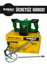 Dynamo Harç ve Boya Karıştırıcı 1000W | Elektrikli