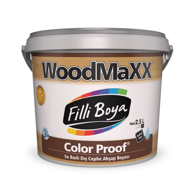 Filli Boya - WoodMaXX Color Proof Su Bazlı Dış Cephe Ahşap Boyası