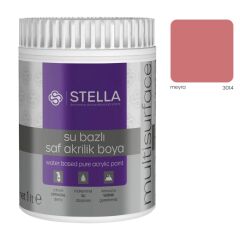 Stella Su Bazlı Saf Akrilik Boya (Meyra Ral-3014) - 1 Litre