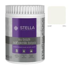 Stella Su Bazlı Saf Akrilik Boya (Sedef Ral-9016) - 1 Litre