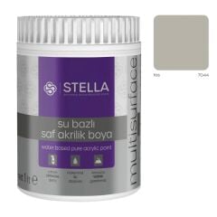 Stella Su Bazlı Saf Akrilik Boya (Taş Ral-7044) - 1 Litre