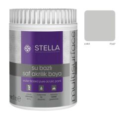 Stella Su Bazlı Saf Akrilik Boya (Çakıl -7047) - 1 Litre