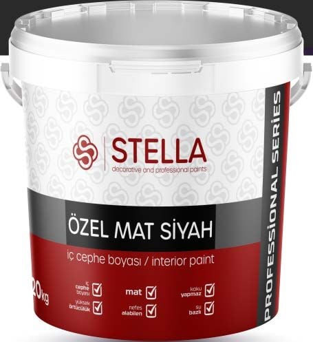 STELLA ÖZEL MAT SİYAH BOYA