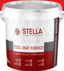 STELLA ÖZEL MAT KIRMIZI BOYA