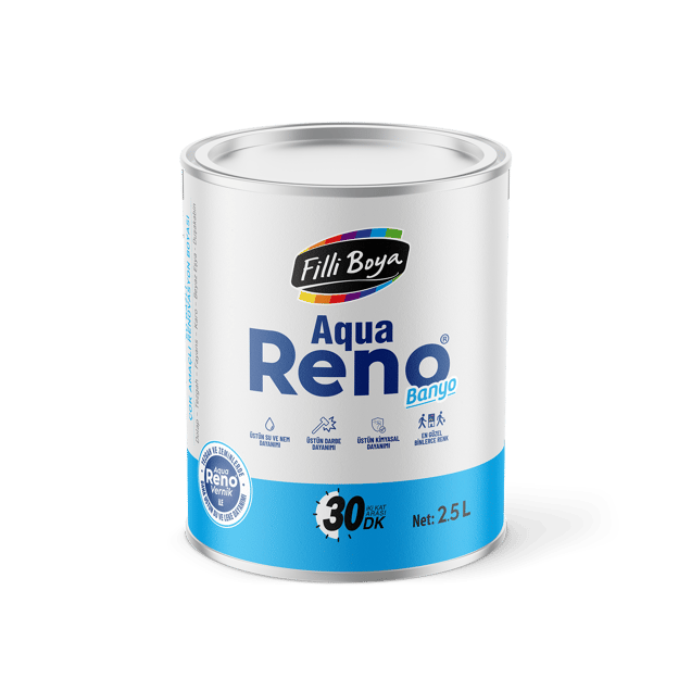 Filli Boya Aqua Reno Banyo - Su Bazlı Silinebilir Renovasyon Boyası