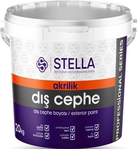 STELLA AKRİLİK DIŞ CEPHE BOYASI 20KG