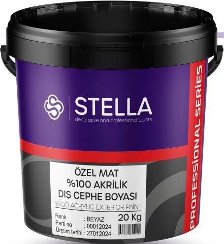 STELLA %100 AKRİLİK DIŞ CEPHE BOYASI MAT 15L