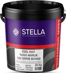 STELLA %100 AKRİLİK DIŞ CEPHE BOYASI MAT 15L